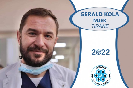 Gerald Kola CV, Ceo TIRANA HEALTH CLINIC, mjek internist te spitali unversitar i traumes, kryetari i sindikates Punonjesit e Shendetsise